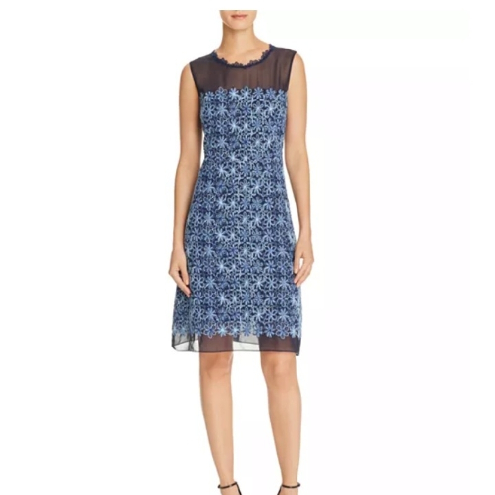 NWOT Elie Tahari Ophelia Embroidered Dress